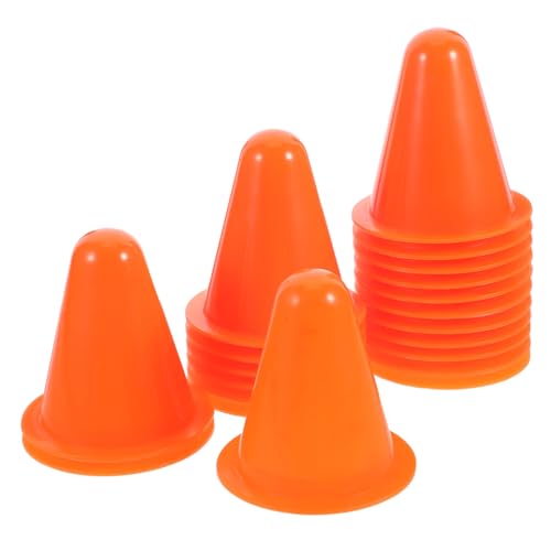 DIKACA 20st Rollschuhstapel Minikegel Fußballhütchen Für Übungen Kegelfußball Schlittschuhe Elektrisches Skateboard Rote Zapfen Rollen Skate-Schuhe Sport Mini- Plastik Orange DIKACA 20st Rollschuhstapel Minikegel Fußballhütchen Für Übungen Kegelfußball Schlittschuhe Elektrisches Skateboard Rote Zapfen Rollen Skate-Schuhe Sport Mini- Plastik Orange von DIKACA