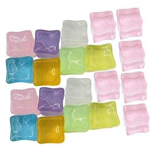 DIKACA 20st Simulierte Fluoreszierende Eiswürfel Kleine Eiswürfelschalen Gefälschter Eiswürfel Eiswürfelform Kieseleisbereiter Eismaschine Wiederverwendbarer Eiswürfel Würfeltablett Pp DIKACA 20st Simulierte Fluoreszierende Eiswürfel Kleine Eiswürfelschalen Gefälschter Eiswürfel Eiswürfelform Kieseleisbereiter Eismaschine Wiederverwendbarer Eiswürfel Würfeltablett Pp von DIKACA