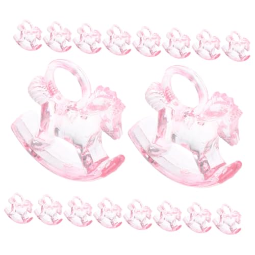 DIKACA 24 Stück Acryl-schaukelpferde Für Babyparty, Tischdekoration, Geburtstags-tischstreuung, Schaukelpferd-anhänger, Babyparty-dekoration, Babyparty-charm DIKACA 24 Stück Acryl-schaukelpferde Für Babyparty, Tischdekoration, Geburtstags-tischstreuung, Schaukelpferd-anhänger, Babyparty-dekoration, Babyparty-charm von DIKACA