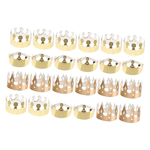 DIKACA 24 Stück Geburtstagshut geburtstagskrone party sachen Geburtstagsfeier paper crown Krone Tortenaufsatz Kappe Geburtstag Kronkorken Hut Kronen für Papier Khaki DIKACA 24 Stück Geburtstagshut geburtstagskrone party sachen Geburtstagsfeier paper crown Krone Tortenaufsatz Kappe Geburtstag Kronkorken Hut Kronen für Papier Khaki von DIKACA