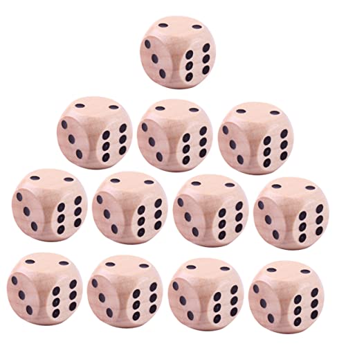 DIKACA 24 Stück Holzwürfel familienspiele Family Games настольные игры partyspiele Tischspiele Bastelwürfel selber Machen Spiel Punktwürfel Holz große Tischspielwürfel Hof DIKACA 24 Stück Holzwürfel familienspiele Family Games настольные игры partyspiele Tischspiele Bastelwürfel selber Machen Spiel Punktwürfel Holz große Tischspielwürfel Hof von DIKACA