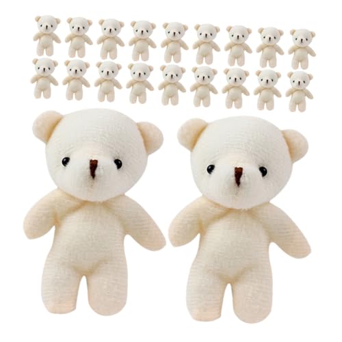 DIKACA 24 Stück Mini Plüsch Bär Anhänger Süße Cartoon Schlüsselanhänger Deko für Taschen Rucksäcke und Babygeschenke Niedliche Tierchen für Hochzeiten und Partys DIKACA 24 Stück Mini Plüsch Bär Anhänger Süße Cartoon Schlüsselanhänger Deko für Taschen Rucksäcke und Babygeschenke Niedliche Tierchen für Hochzeiten und Partys von DIKACA