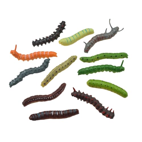 DIKACA 24Stücke Caterpillar Figur Für Kreative Dekoration Zufälliger Stil Realistische Modelle Für Sammler Dekoration Für Zuhause Und Garten DIKACA 24Stücke Caterpillar Figur Für Kreative Dekoration Zufälliger Stil Realistische Modelle Für Sammler Dekoration Für Zuhause Und Garten von DIKACA