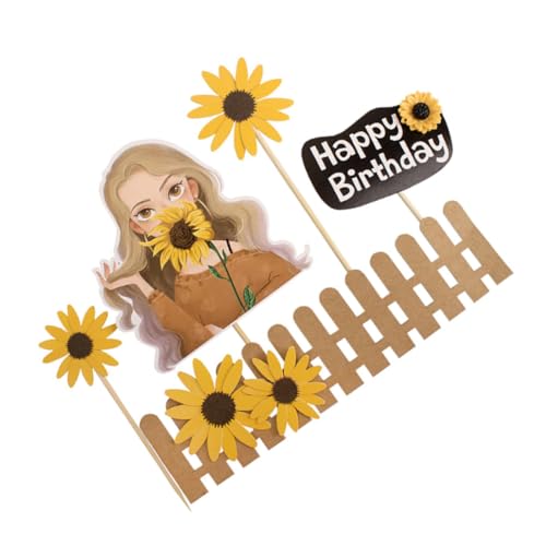 DIKACA 25 Stück Sonnenblumenkuchendekoration Kuchendeckel Sonnenblumen Cupcake Topper Dekorationen Hochzeit Topper Für Kuchen Sonnenblumen-cupcake-topper Papier DIKACA 25 Stück Sonnenblumenkuchendekoration Kuchendeckel Sonnenblumen Cupcake Topper Dekorationen Hochzeit Topper Für Kuchen Sonnenblumen-cupcake-topper Papier von DIKACA