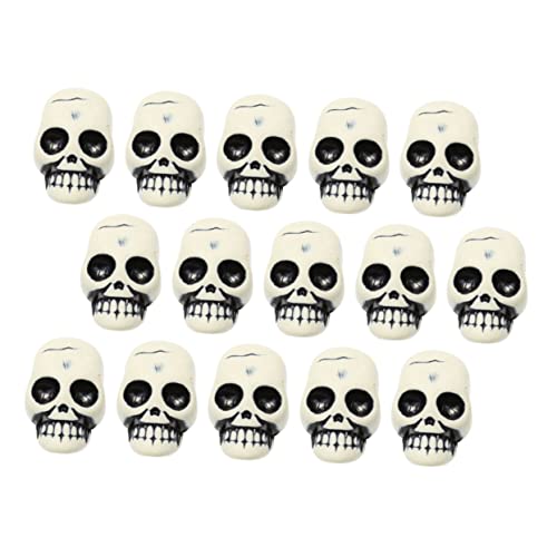 DIKACA 25Stücke Schädel Dekoration Für Halloween Künstliches Schädeldekor Zur Gruseldarstellung Party Garten Und Raumgestaltung Hochwertiges Und Realistisches DIKACA 25Stücke Schädel Dekoration Für Halloween Künstliches Schädeldekor Zur Gruseldarstellung Party Garten Und Raumgestaltung Hochwertiges Und Realistisches von DIKACA