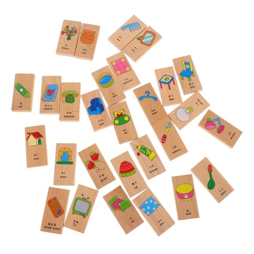 DIKACA Holzset Für Kinder 28-teilige Stapelblöcke Für Kleinkinder Baby Vorschulaktivitäten Lustiges Lernspielzeug von DIKACA