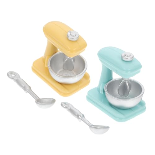 DIKACA 2Sätze Mixer Teiliges Küchenmodell für Puppenhäuser und Dekoration für Kinderzimmer Fördert Kreatives Eltern Bindung von DIKACA