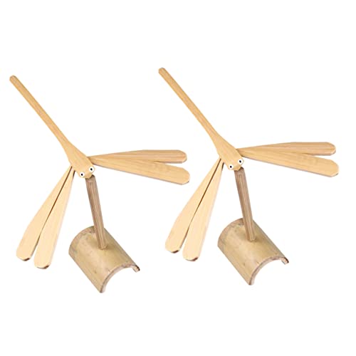 DIKACA 2Stücke Bambus Libelle Balance Kreatives Lernspielzeug für Pädagogisches Holzspielzeug Motorik und Konzentration für Drinnen und Draußen DIKACA 2Stücke Bambus Libelle Balance Kreatives Lernspielzeug für Pädagogisches Holzspielzeug Motorik und Konzentration für Drinnen und Draußen von DIKACA
