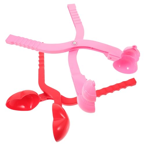DIKACA 2Stücke Clip Maker Herzform Und Schneemann Design Farbige Schneeballzange Für Winter Perfektes DIKACA 2Stücke Clip Maker Herzform Und Schneemann Design Farbige Schneeballzange Für Winter Perfektes von DIKACA