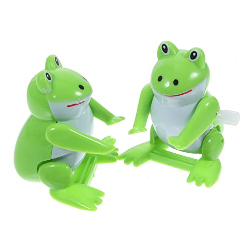 DIKACA 2Stücke Frosch Wind Up Und Langlebiges Kinderspielzeug Aus Perfektes Für Vorschulkinder Und Kleinkinder Fördert Die Aufmerksamkeit Und Eignet Sich von DIKACA