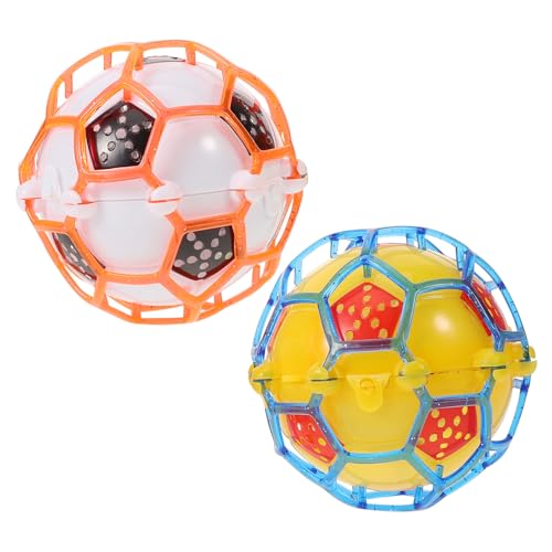 DIKACA 2Stücke Leuchtende Elektrische Fußballspielzeuge Mit Musik Und Licht Bouncy Soccer Ohne Batterie Spaß Für Zufälliger Farbe DIKACA 2Stücke Leuchtende Elektrische Fußballspielzeuge Mit Musik Und Licht Bouncy Soccer Ohne Batterie Spaß Für Zufälliger Farbe von DIKACA