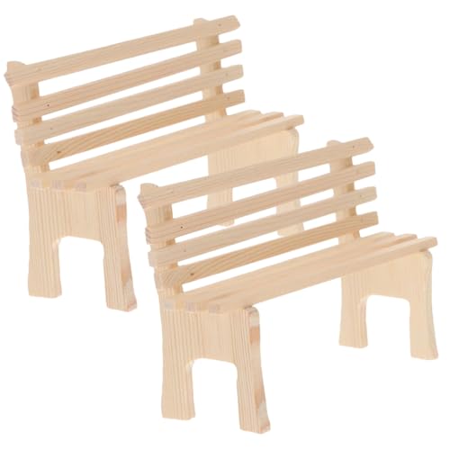 DIKACA 2Stücke Möbel Modell Holz Stühle für Puppenhaus Mikrolandschaft Deko Accessoires für DIY Miniaturgärten und Fotografie für Besondere Anlässe DIKACA 2Stücke Möbel Modell Holz Stühle für Puppenhaus Mikrolandschaft Deko Accessoires für DIY Miniaturgärten und Fotografie für Besondere Anlässe von DIKACA