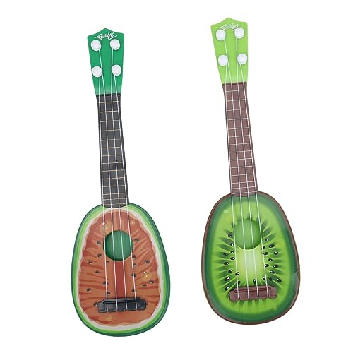 DIKACA 2Stücke Obstgitarre Mini Ukulele für Pädagogisches Musikinstrument Simuliertes Design Wassermelone und Kiwi für Kreative Spiele und Frühe Bildung DIKACA 2Stücke Obstgitarre Mini Ukulele für Pädagogisches Musikinstrument Simuliertes Design Wassermelone und Kiwi für Kreative Spiele und Frühe Bildung von DIKACA
