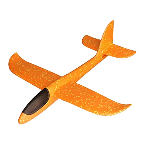 DIKACA 2er Set EPP Flugzeug Handwurfflugzeuge Orange Kreatives Für Jungen Und ädchen Ideales Für Outdoor Spiel Und Spaß von DIKACA