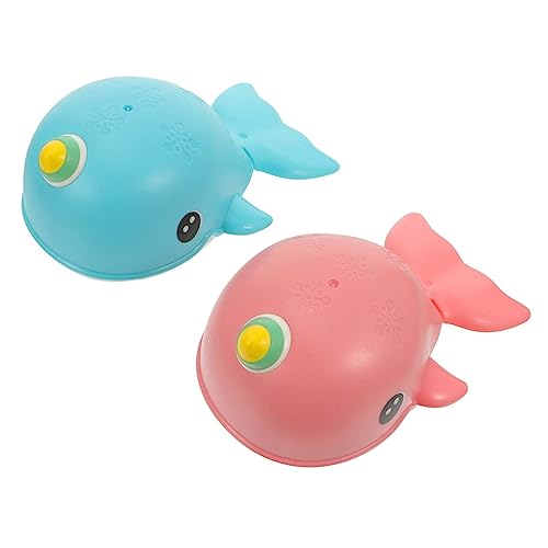 DIKACA 2er Set Wal Form Badewannenspielzeug Aufziehbares Wasserspielzeug Für Kleinkinder Ideal Für Die Badewanne Und Das Im Wasser Pink + DIKACA 2er Set Wal Form Badewannenspielzeug Aufziehbares Wasserspielzeug Für Kleinkinder Ideal Für Die Badewanne Und Das Im Wasser Pink + von DIKACA