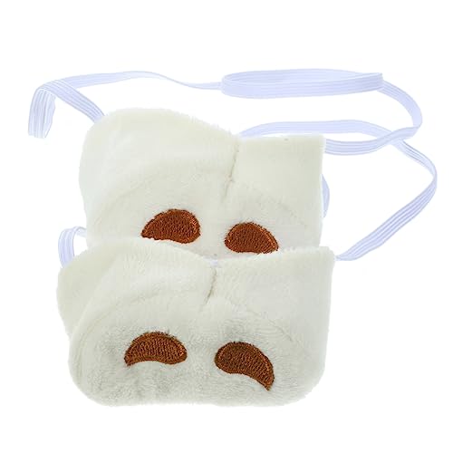 DIKACA 2st Dekorative Kuhnase Leopard Tassen Cowboy Kopfbedeckung Zebra Haustier Kostüm Kuh Stickig Gruselige Halloween-plüschmaske Hund Masken Kuh-maske Tuch von DIKACA