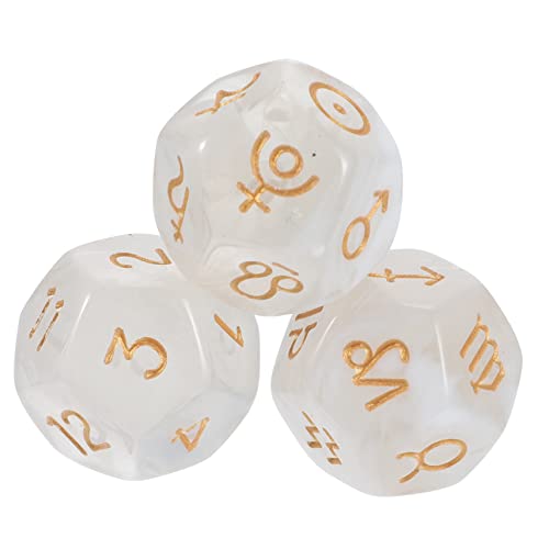 DIKACA 3 Stck. Würfelspiel mehrseitige Würfel Zieh mit klarer Tasche polyedrische Würfel Bunte Würfel Brettspiel Würfel Brettspiele Würfel Acryl Weiß DIKACA 3 Stck. Würfelspiel mehrseitige Würfel Zieh mit klarer Tasche polyedrische Würfel Bunte Würfel Brettspiel Würfel Brettspiele Würfel Acryl Weiß von DIKACA