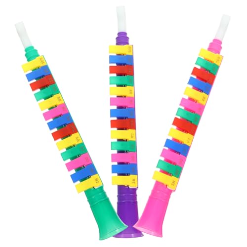 DIKACA 3 Stück 13 Melodica Musikinstrumente Musikinstrumente Musikspielzeug Kinderspielzeug Musik Mundharmonika 13 Tasten Mundharmonika Lustiges Instrument Tasteninstrument Kunststoff von DIKACA