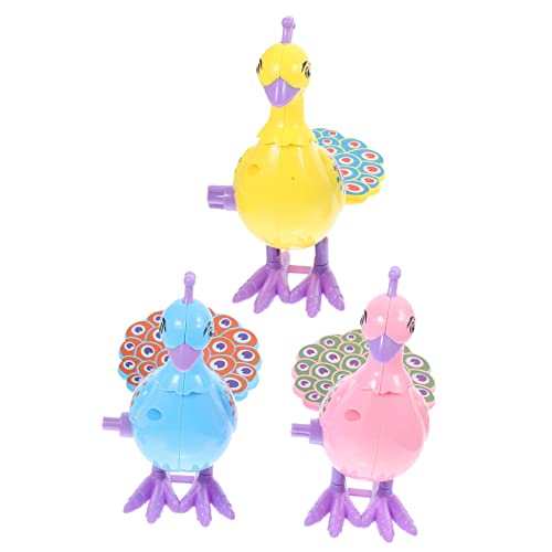 DIKACA 3 Stück Aufzieh interaktives kinderspielzeug sankastenspielsachen Kid Toys wunderschöne Spielzeuge mit Uhrwerk interessantes Uhrwerkspielzeug für Plastik von DIKACA