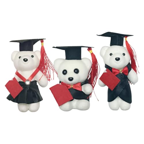 DIKACA 3 Stück Bärenpuppe Abschlusssaison Puppe Abschlusstier Glückwunsch Grad Tier Abschlusstier Absolvent Glückwunsch Grad Tierpuppe Absolvent Bär Plüsch DIKACA 3 Stück Bärenpuppe Abschlusssaison Puppe Abschlusstier Glückwunsch Grad Tier Abschlusstier Absolvent Glückwunsch Grad Tierpuppe Absolvent Bär Plüsch von DIKACA