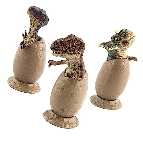 DIKACA Realistische Dinosaurier 3 Stücke Schlüpfen Dinosaurier Eier Spielzeug Dinosaurier Ornamente DIKACA Realistische Dinosaurier 3 Stücke Schlüpfen Dinosaurier Eier Spielzeug Dinosaurier Ornamente von DIKACA