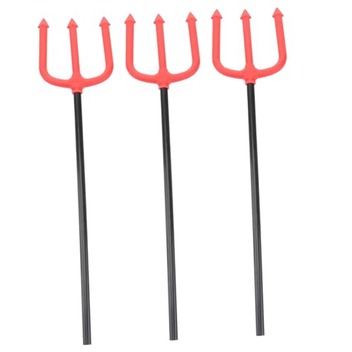 DIKACA 3 Stück Halloween Teiliges Cheer Kostümaccessoire Leuchtender Party Teufelsstab für Cosplay und Zufällige Farben Zufällige Farbe von DIKACA