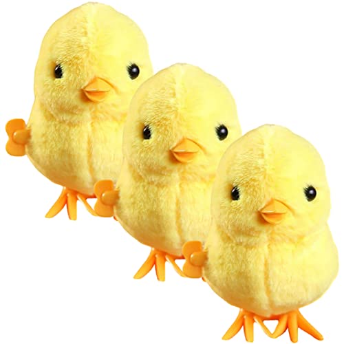 DIKACA 3 Stück Hüpfendes Hühnerspielzeug Partybevorzugungsspielzeug Realistische Tierspielzeuge Lernspielzeug Für Tiere Kleine Tiere Lustiges Für Plüsch Yellow DIKACA 3 Stück Hüpfendes Hühnerspielzeug Partybevorzugungsspielzeug Realistische Tierspielzeuge Lernspielzeug Für Tiere Kleine Tiere Lustiges Für Plüsch Yellow von DIKACA