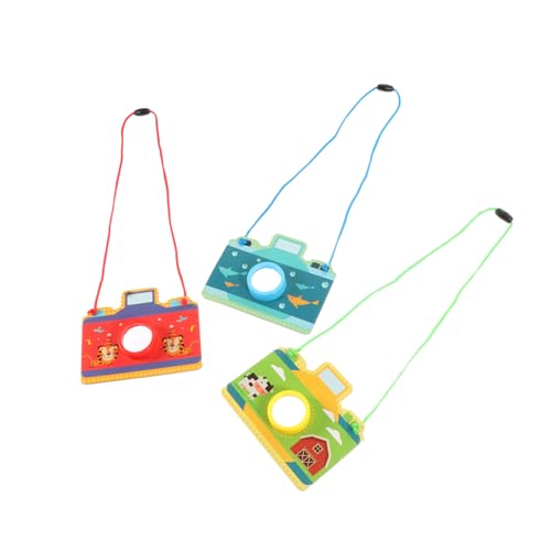 DIKACA 3 Stück Kaleidoskop Kinderkamera Kamera für Kinderspielzeug Abs Zufällige Farbe von DIKACA