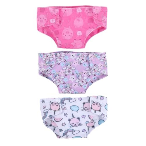 DIKACA 3 Stück Puppenkleidung Puppenaugen Unterhose Für Puppe Höschen Für Puppen Puppenhöschen-Accessoire Kleine Puppenunterwäsche Puppe Verkleiden Zubehör Puppen Höschen Stoff DIKACA 3 Stück Puppenkleidung Puppenaugen Unterhose Für Puppe Höschen Für Puppen Puppenhöschen-Accessoire Kleine Puppenunterwäsche Puppe Verkleiden Zubehör Puppen Höschen Stoff von DIKACA