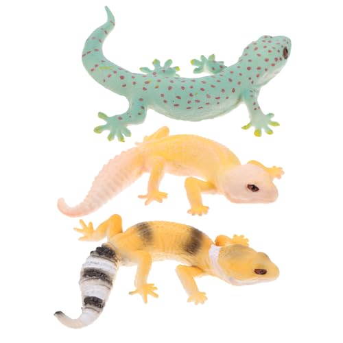 DIKACA 3 Stück Tiermodell Die Tiermodelle Gecko Figuren Simulation Gecko Figur Gecko Dekoration Reptilienfiguren Reptilienerkennungsmodell Reptil Gecko Modell Kunststoff DIKACA 3 Stück Tiermodell Die Tiermodelle Gecko Figuren Simulation Gecko Figur Gecko Dekoration Reptilienfiguren Reptilienerkennungsmodell Reptil Gecko Modell Kunststoff von DIKACA