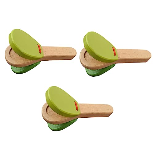 DIKACA 3 Stücke Kastagnetten Holz Castanet Percussion Versorgung Percussion Instrument Percussion DIKACA 3 Stücke Kastagnetten Holz Castanet Percussion Versorgung Percussion Instrument Percussion von DIKACA