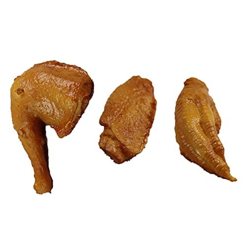 DIKACA 3 Stücke Simulation Lebensmittel Modell Gefälschte Huhn Füße Flügel Mittleren Joint Modell Drumstick Modell Pädagogisches DIKACA 3 Stücke Simulation Lebensmittel Modell Gefälschte Huhn Füße Flügel Mittleren Joint Modell Drumstick Modell Pädagogisches von DIKACA