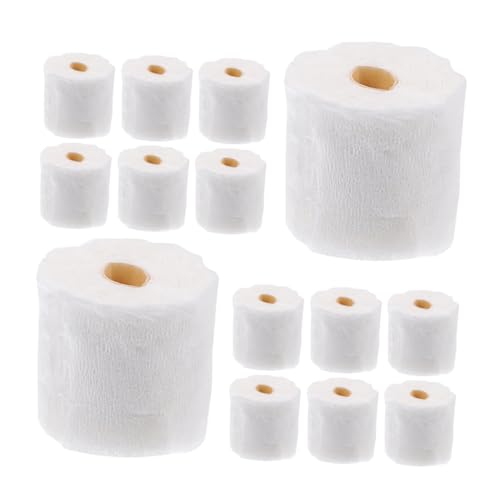 DIKACA 30 Stück Miniaturisierte Toilettenpapierrollen Realistische Nachbildung von Küchen und Badezimmeraccessoires für Puppenhäuser Deko für Miniaturszenen und Modelle DIKACA 30 Stück Miniaturisierte Toilettenpapierrollen Realistische Nachbildung von Küchen und Badezimmeraccessoires für Puppenhäuser Deko für Miniaturszenen und Modelle von DIKACA