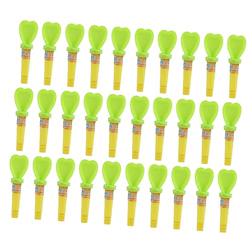 DIKACA 30 Stück Pfeife Trompete Kinderspielzeug Musikalisches Babyspielzeug Mini-strandschaufel Kinderinstrument Mini-strandgerät -lernspielzeug Plastik von DIKACA