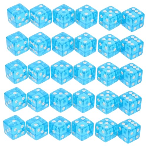 DIKACA 30 Stück himmelblaue Würfel Corner Rounder spielwürfel spielewürfel würfel Lustige Brettspielrequisiten Acryl-Würfel-Requisite große nummerierte Würfel Brettspiel-Tool Sky-Blue DIKACA 30 Stück himmelblaue Würfel Corner Rounder spielwürfel spielewürfel würfel Lustige Brettspielrequisiten Acryl-Würfel-Requisite große nummerierte Würfel Brettspiel-Tool Sky-Blue von DIKACA