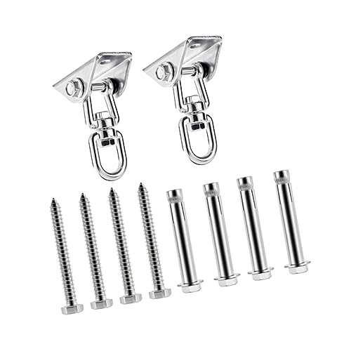 DIKACA Haken Für Schaukelstühle 2 Robuste Haken Aus Edelstahl Mit 4 Schrauben Und 4 Nägeln Für Eine Einfache Installation Geeignet Für Yoga-schaukel Hängemattenschaukel DIKACA Haken Für Schaukelstühle 2 Robuste Haken Aus Edelstahl Mit 4 Schrauben Und 4 Nägeln Für Eine Einfache Installation Geeignet Für Yoga-schaukel Hängemattenschaukel von DIKACA