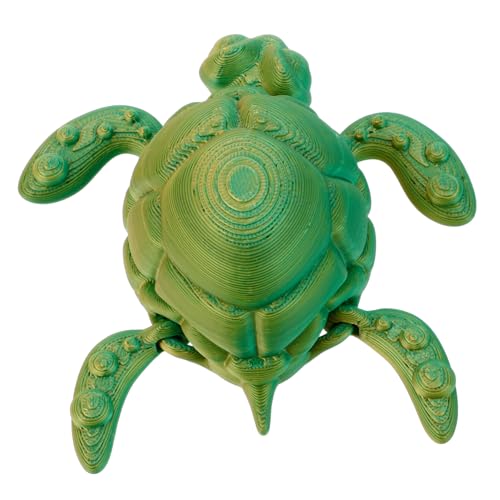 DIKACA 3D -Druckschildkrötenmodell klein Meeresschildkröten-Statue Schildkrötendekorationen für Zuhause Meeresschildkröten-Partydekorationen Plastik Grün DIKACA 3D -Druckschildkrötenmodell klein Meeresschildkröten-Statue Schildkrötendekorationen für Zuhause Meeresschildkröten-Partydekorationen Plastik Grün von DIKACA