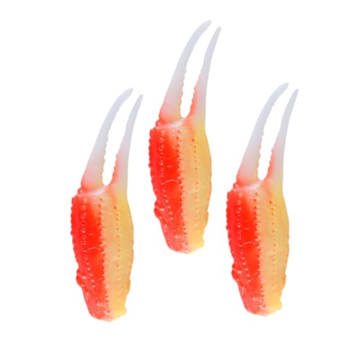 DIKACA 3St Garnelenmodell buchregal Dekoration für Dekoration küche Zubehör für Aquarien gefälschte Krabben Modell Einer Krabbenschere Krabbenkrallendekor PVC DIKACA 3St Garnelenmodell buchregal Dekoration für Dekoration küche Zubehör für Aquarien gefälschte Krabben Modell Einer Krabbenschere Krabbenkrallendekor PVC von DIKACA