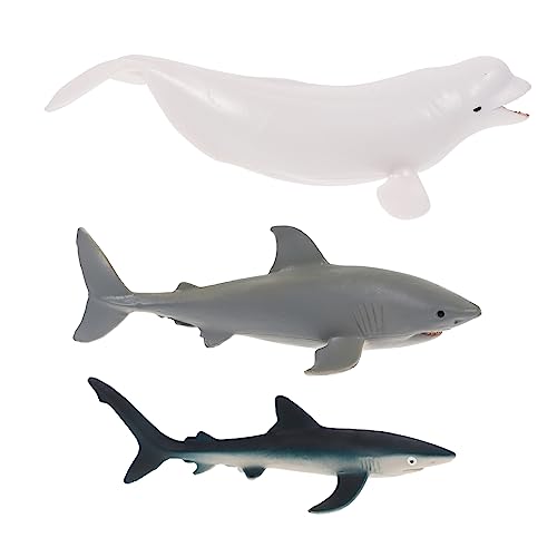 DIKACA 3Stücke Lebensechte Spielzeuge Realistische Meerestierfiguren Für Kleiner Blauer Kleiner Und Großer Weißer Wal Perfektes Wasserspielzeug DIKACA 3Stücke Lebensechte Spielzeuge Realistische Meerestierfiguren Für Kleiner Blauer Kleiner Und Großer Weißer Wal Perfektes Wasserspielzeug von DIKACA