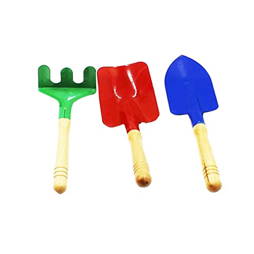 DIKACA 3Stücke Mini Gartenwerkzeug für Teiliges mit Kelle Rechen und Farbenfroh für Kleine Hände Sicher und Leicht für Gartenarbeiten und Sandspielzeug DIKACA 3Stücke Mini Gartenwerkzeug für Teiliges mit Kelle Rechen und Farbenfroh für Kleine Hände Sicher und Leicht für Gartenarbeiten und Sandspielzeug von DIKACA