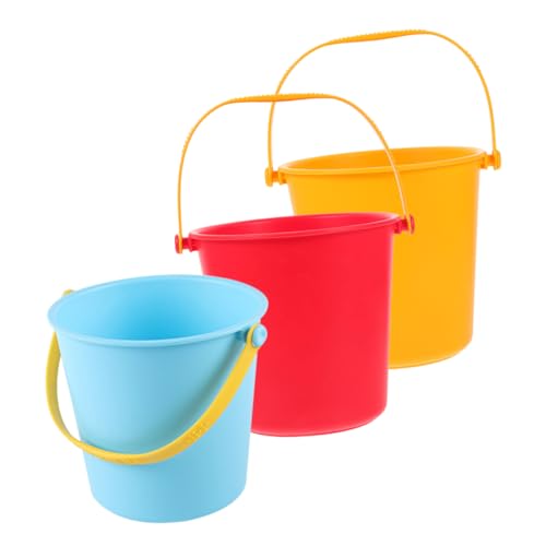 DIKACA 3Stücke Teiliges Sandspielzeug für Strand Eimer für Strand Garten und Spielplatz Fördert Formenerkennung DIKACA 3Stücke Teiliges Sandspielzeug für Strand Eimer für Strand Garten und Spielplatz Fördert Formenerkennung von DIKACA