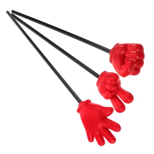 DIKACA 3Stücke Zeiger Finger Gesten Stäbe Aus Requisiten Für Papier Klassenzimmer Ornamente Hinweise Für Mini Zeigerstäbchen von DIKACA