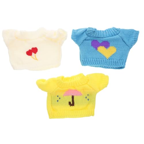 DIKACA 3pcs Plüsch Puppenkleidung Bären Puppen Liefert Dekorative Gefüllte Bärenkostüme Kleine Tierische Kleidung Wiederverwendbare Puppenkostüme DIKACA 3pcs Plüsch Puppenkleidung Bären Puppen Liefert Dekorative Gefüllte Bärenkostüme Kleine Tierische Kleidung Wiederverwendbare Puppenkostüme von DIKACA