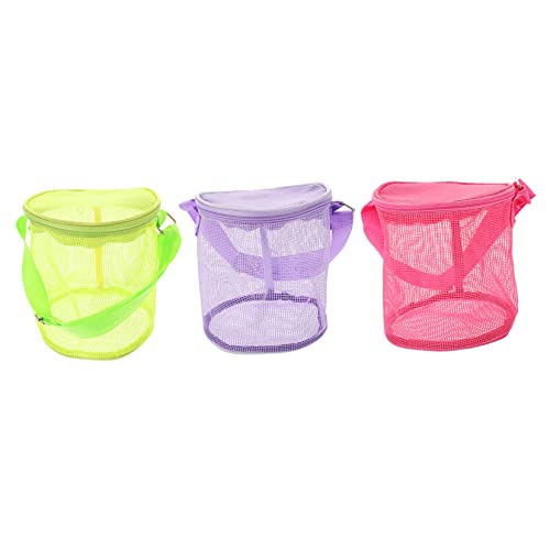 DIKACA 3st Strand Aufbewahrungstasche Kinderspielzeug Strand-mesh-Tasche Für Den Strand Strandspaten Sandschaufeln Mesh-Strandtasche Sand- Und Wasserspiegel Muschel PVC DIKACA 3st Strand Aufbewahrungstasche Kinderspielzeug Strand-mesh-Tasche Für Den Strand Strandspaten Sandschaufeln Mesh-Strandtasche Sand- Und Wasserspiegel Muschel PVC von DIKACA