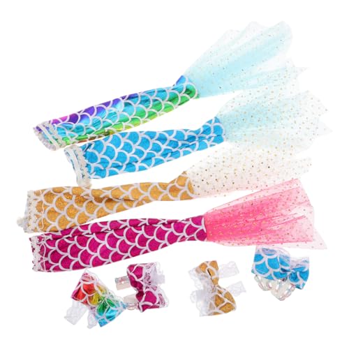 DIKACA Puppenkleidungsset – 4 Arten Von Glitzer-Bikini- Und Kleider-Outfits Für 11-Zoll-Puppen von DIKACA