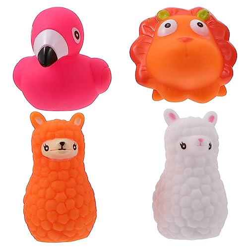 DIKACA Duschspielzeug-Set 4-teilig Baby-badespielzeug Schwimmendes Tierspielzeug Lichter Sicher Glatt Fördert Die Neugier Und Vorstellungskraft des Babys DIKACA Duschspielzeug-Set 4-teilig Baby-badespielzeug Schwimmendes Tierspielzeug Lichter Sicher Glatt Fördert Die Neugier Und Vorstellungskraft des Babys von DIKACA