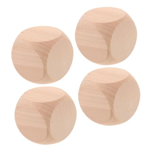 DIKACA 4 Stück Blankowürfel aus Holz leer buchstabenwürfel Holzblöcke Spiel Party Würfel Holzwürfel für DIY Blanko-DIY-Würfel aus Holz kleine Würfel Holzwürfel zum Basteln Rohlinge Würfel DIKACA 4 Stück Blankowürfel aus Holz leer buchstabenwürfel Holzblöcke Spiel Party Würfel Holzwürfel für DIY Blanko-DIY-Würfel aus Holz kleine Würfel Holzwürfel zum Basteln Rohlinge Würfel von DIKACA