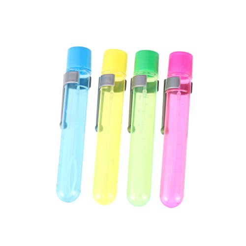 DIKACA 4 Stück Bubble-bar Kinderblasenmacher Stiftblasenflasche Bubble Bar Mädchen Bubble Maker von DIKACA