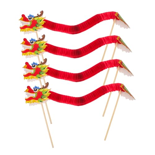 DIKACA 4 Stück Drachen Tanzspielzeug Neujahrsparty-ornament Chinesische Partydekorationen Spieldekor-requisiten Fotodekoration Für Das Neue Jahr Wohnkultur Papier DIKACA 4 Stück Drachen Tanzspielzeug Neujahrsparty-ornament Chinesische Partydekorationen Spieldekor-requisiten Fotodekoration Für Das Neue Jahr Wohnkultur Papier von DIKACA