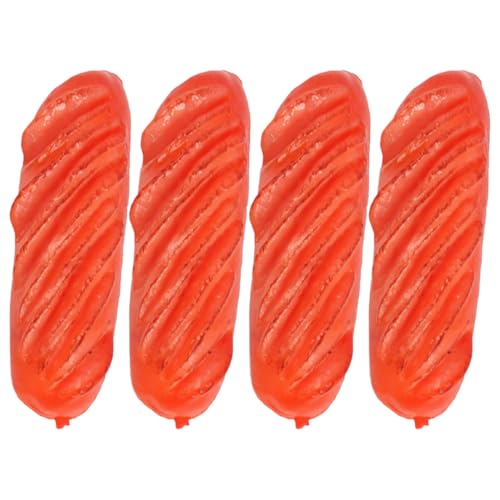 DIKACA 4 Stück Fake-hot-Dog-Modell Simulierter Hotdog Künstlich Heiß Simulation Hot Dog Gefälschter Hot Dog Food-Modell Desktop-hot-Dog-Ornament Restaurant Gefälschtes Essen PVC DIKACA 4 Stück Fake-hot-Dog-Modell Simulierter Hotdog Künstlich Heiß Simulation Hot Dog Gefälschter Hot Dog Food-Modell Desktop-hot-Dog-Ornament Restaurant Gefälschtes Essen PVC von DIKACA
